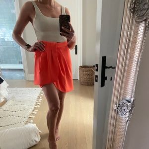 NBD orange/red skirt in size small/04-06, worn once